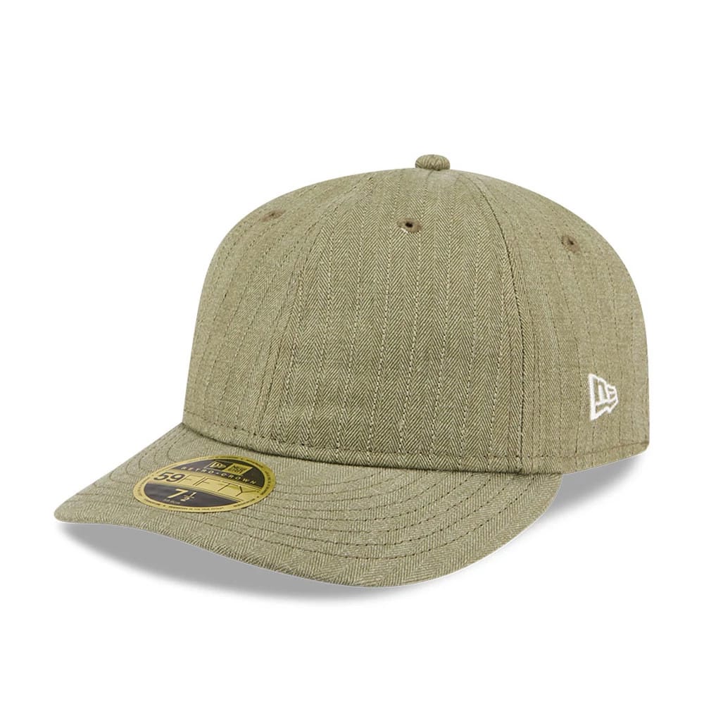 New Era Herringbone Green Retro Crown 59FIFTY Fitted Cap-zelvios