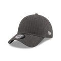 New Era Herringbone Pinstripe Charcoal Casual Classic Adjustable Cap-zelvios