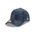 New Era Patchwork Denim Navy 59FORTY A-Frame Fitted Cap-zelvios