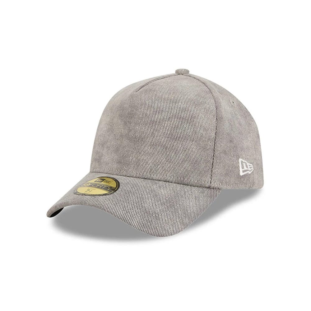 New Era Open Grey 59FORTY A-Frame Fitted Cap-zelvios