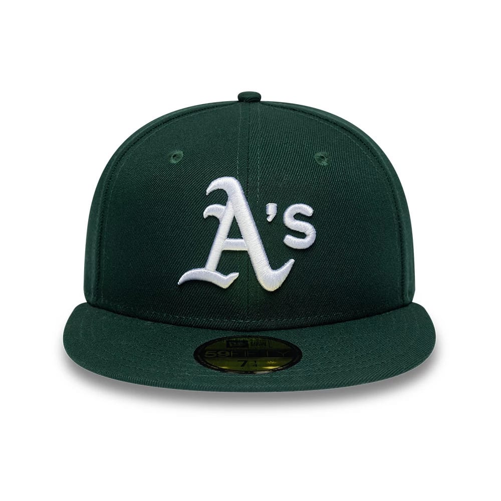 Athletics MLB League Essential Dark Green 59FIFTY Fitted Cap-zelvios
