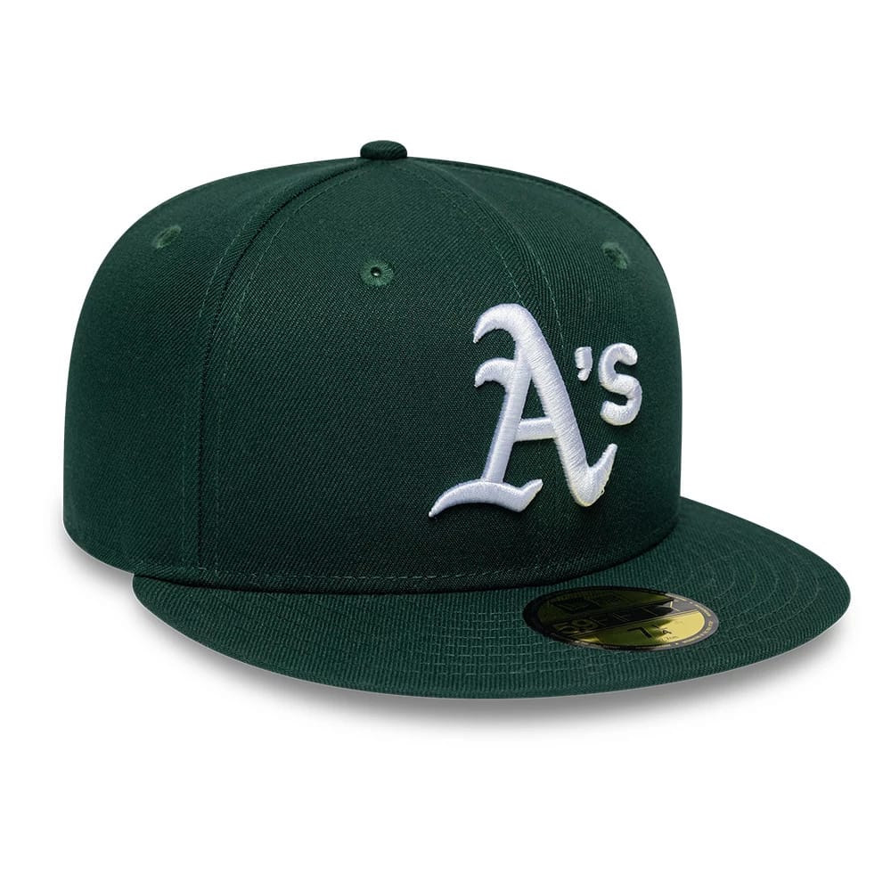 Athletics MLB League Essential Dark Green 59FIFTY Fitted Cap-zelvios