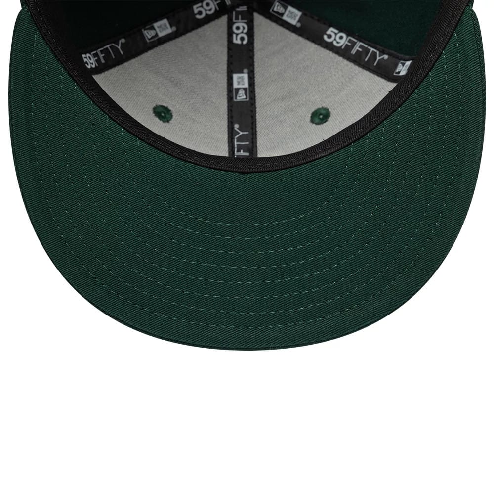 Athletics MLB League Essential Dark Green 59FIFTY Fitted Cap-zelvios