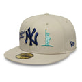 New York Yankees MLB City Icon Light Beige 59FIFTY Fitted Cap-zelvios