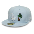 LA Dodgers MLB City Icon Pastel Blue 59FIFTY Fitted Cap-zelvios