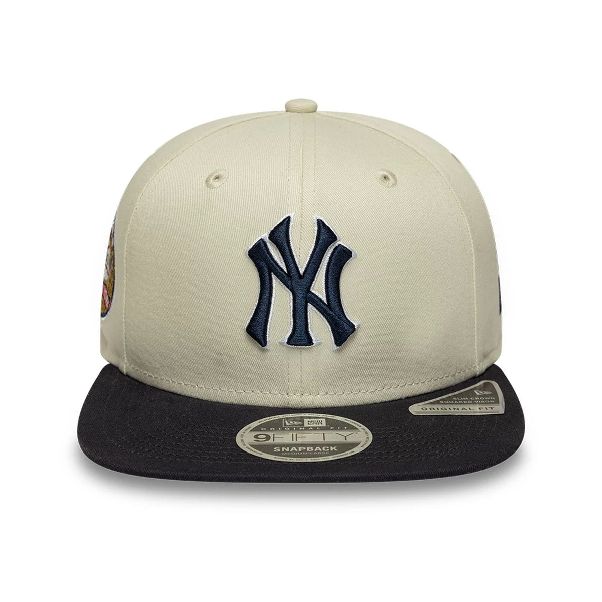 New York Yankees MLB World Series Patch Light Beige 9FIFTY Snapback Adjustable Cap-zelvios
