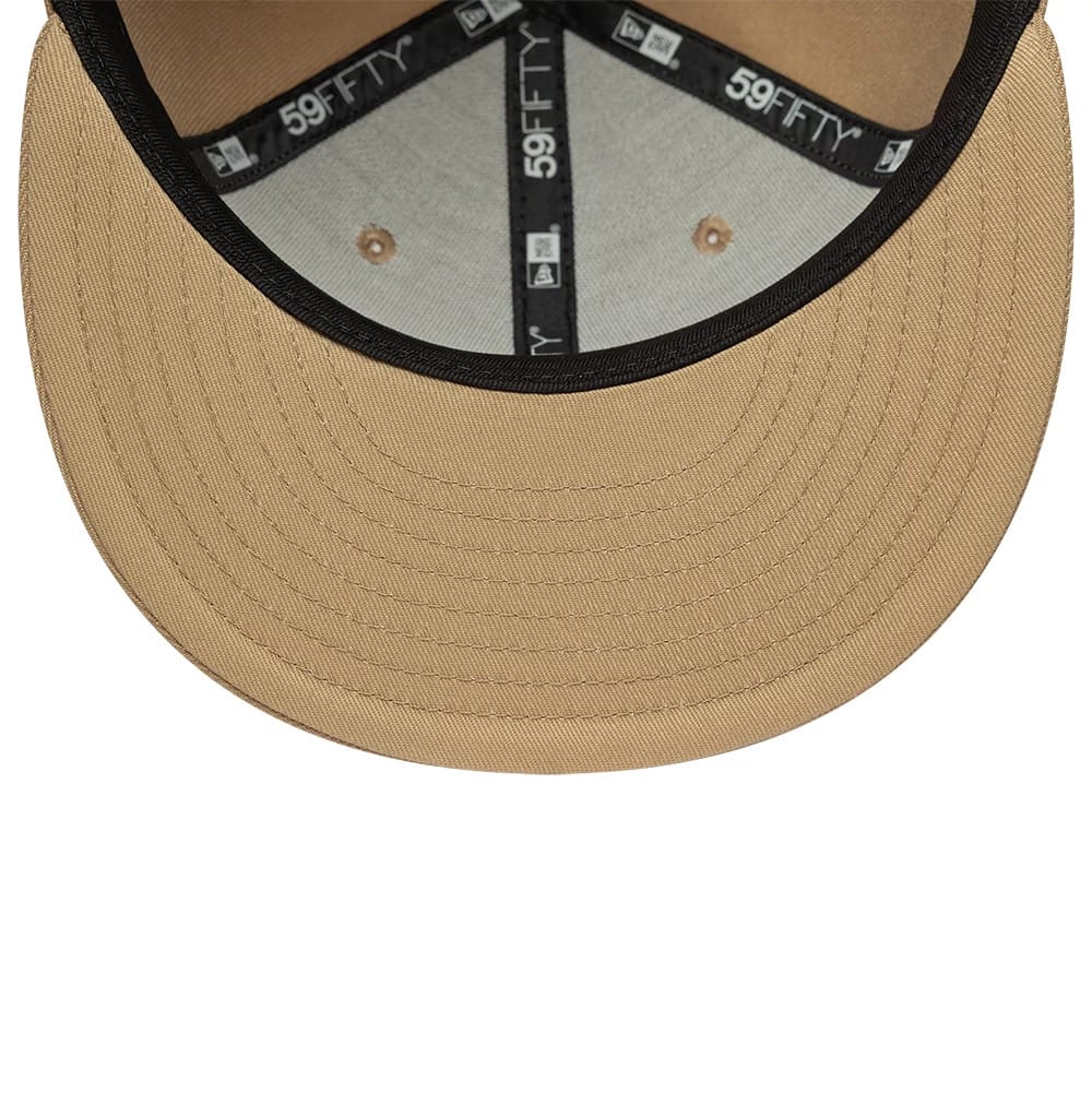 New York Yankees MLB League Essential Light Beige 59FIFTY Fitted Cap-zelvios