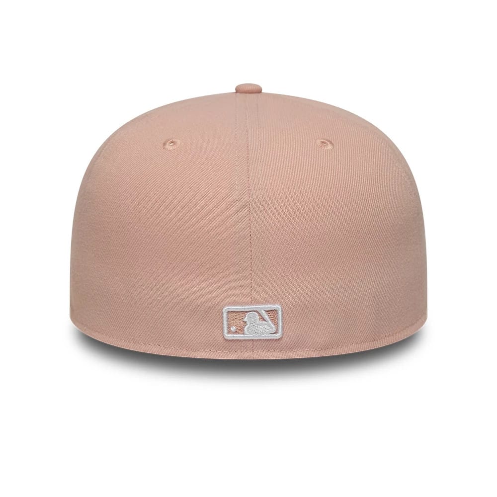 New York Yankees MLB League Essential Pastel Pink 59FIFTY Fitted Cap-zelvios