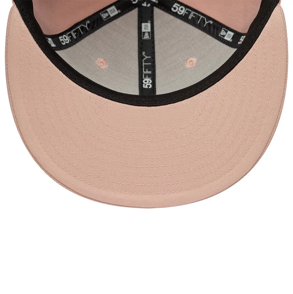 New York Yankees MLB League Essential Pastel Pink 59FIFTY Fitted Cap-zelvios