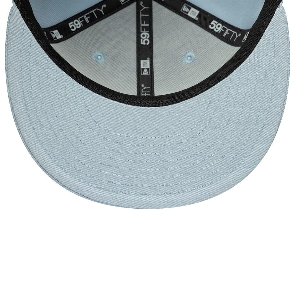 New York Yankees MLB League Essential Pastel Blue 59FIFTY Fitted Cap-zelvios
