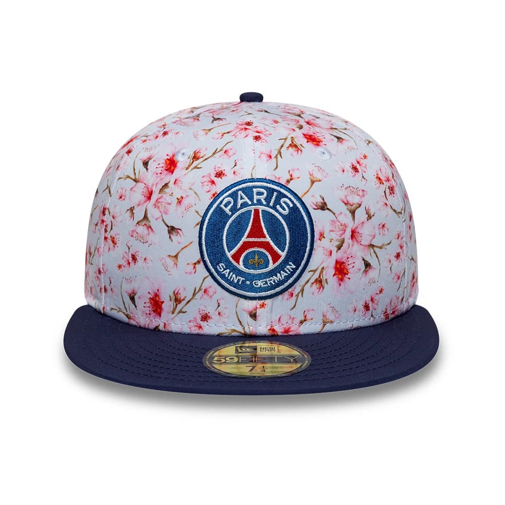 Paris Saint Germain Cherry Blossom Navy 59FIFTY Fitted Cap-zelvios