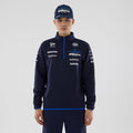 Williams Navy Mid Layer 1/4 Zip Sweater-zelvios