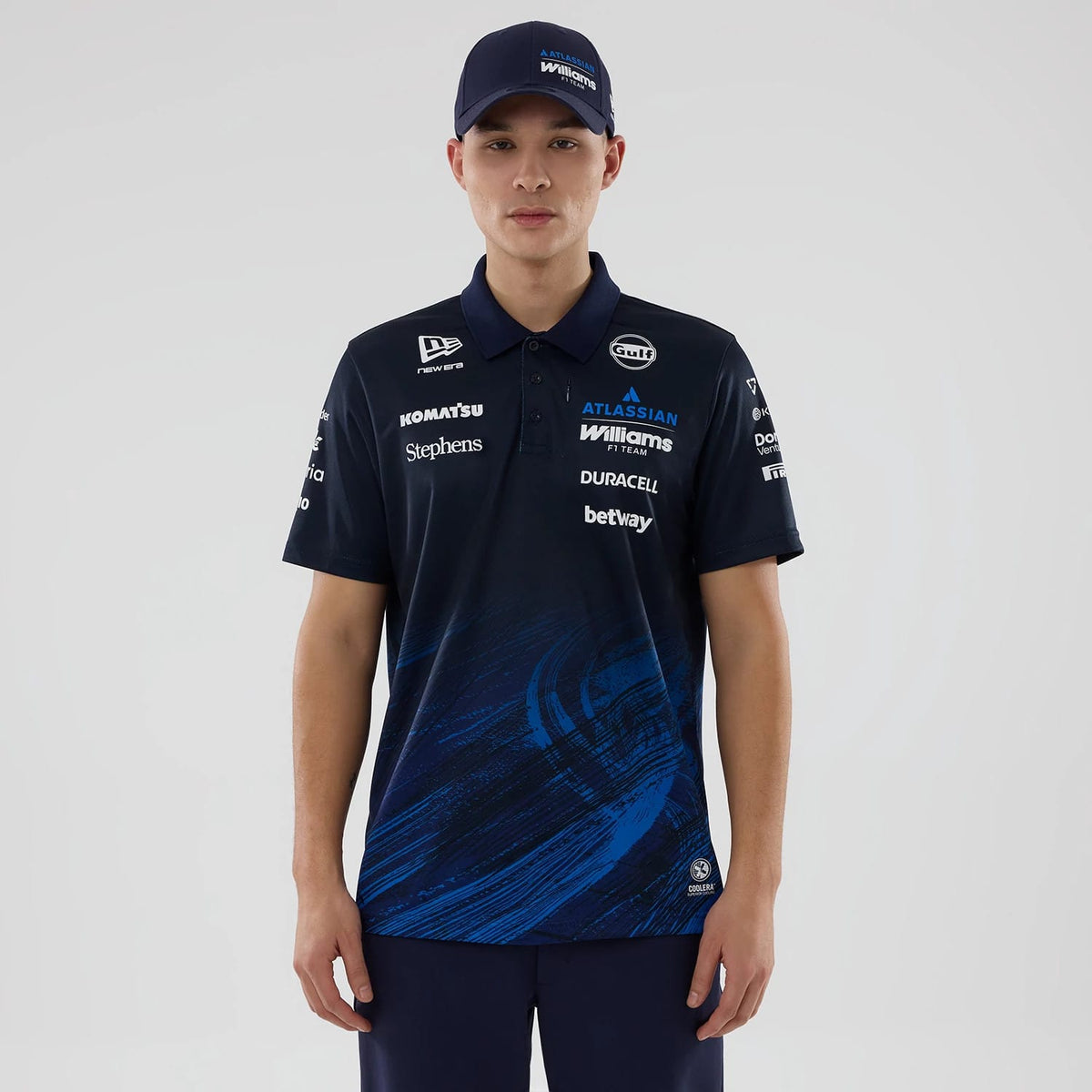 Williams Navy Tech Polo T-shirt-zelvios