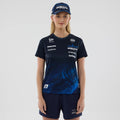 Williams Womens Alex Albon Navy Tech T-shirt-zelvios