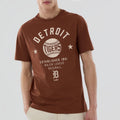 Detroit Tigers MLB Graphic Brown T-Shirt-kentox
