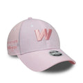 Williams Womens Seersucker Pastel Pink 9FORTY Adjustable Cap-zelvios