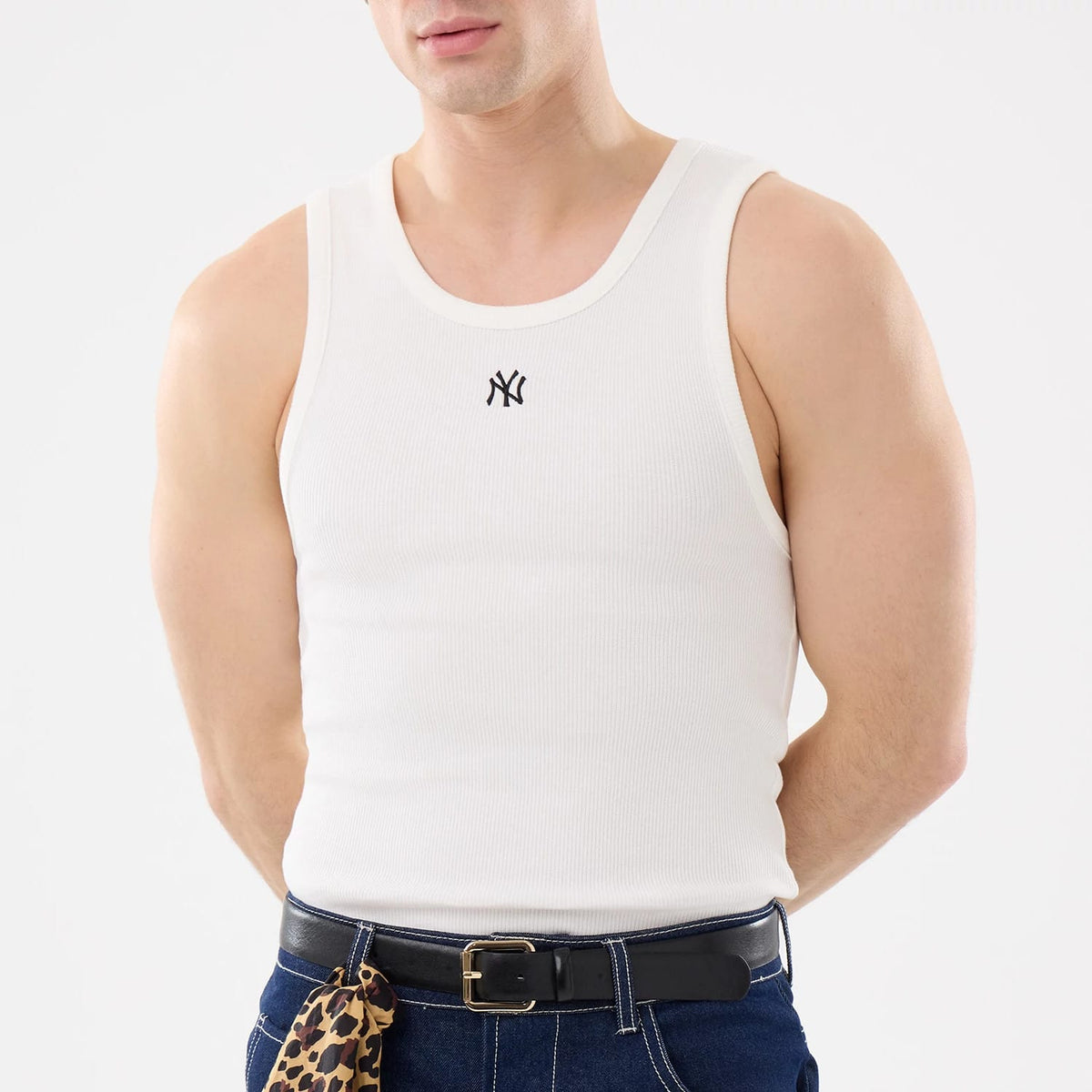 New York Yankees MLB Rib White Vest-zelvios