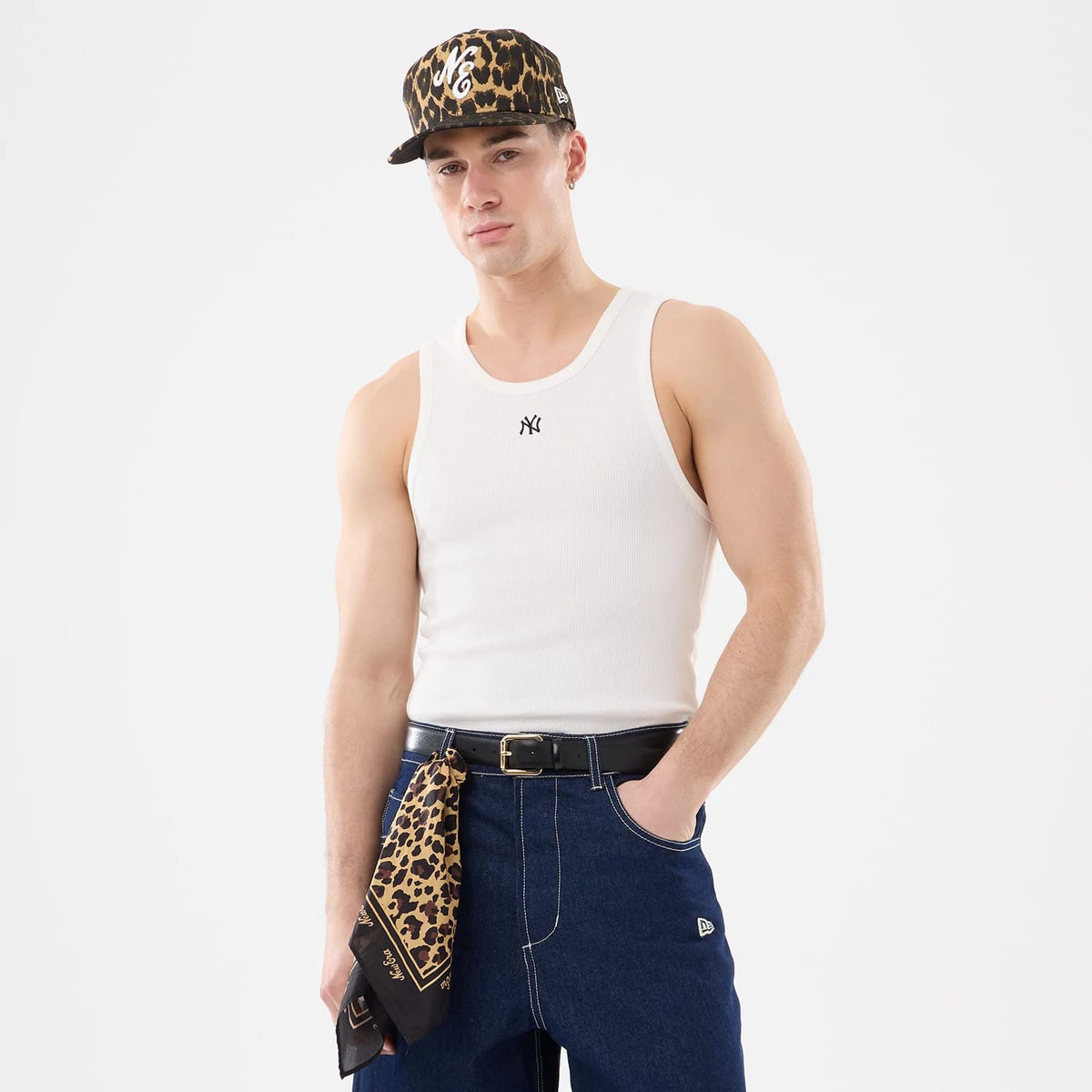 New York Yankees MLB Rib White Vest-zelvios