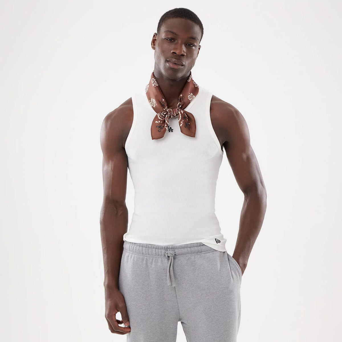 LA Dodgers MLB Rib White Vest-zelvios
