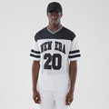 New Era Mesh White Oversized T-Shirt-zelvios