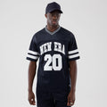 New Era Mesh Navy Oversized T-Shirt-zelvios