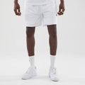 New Era Mesh White Oversized Shorts-zelvios