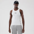New Era Rib White Vest-zelvios