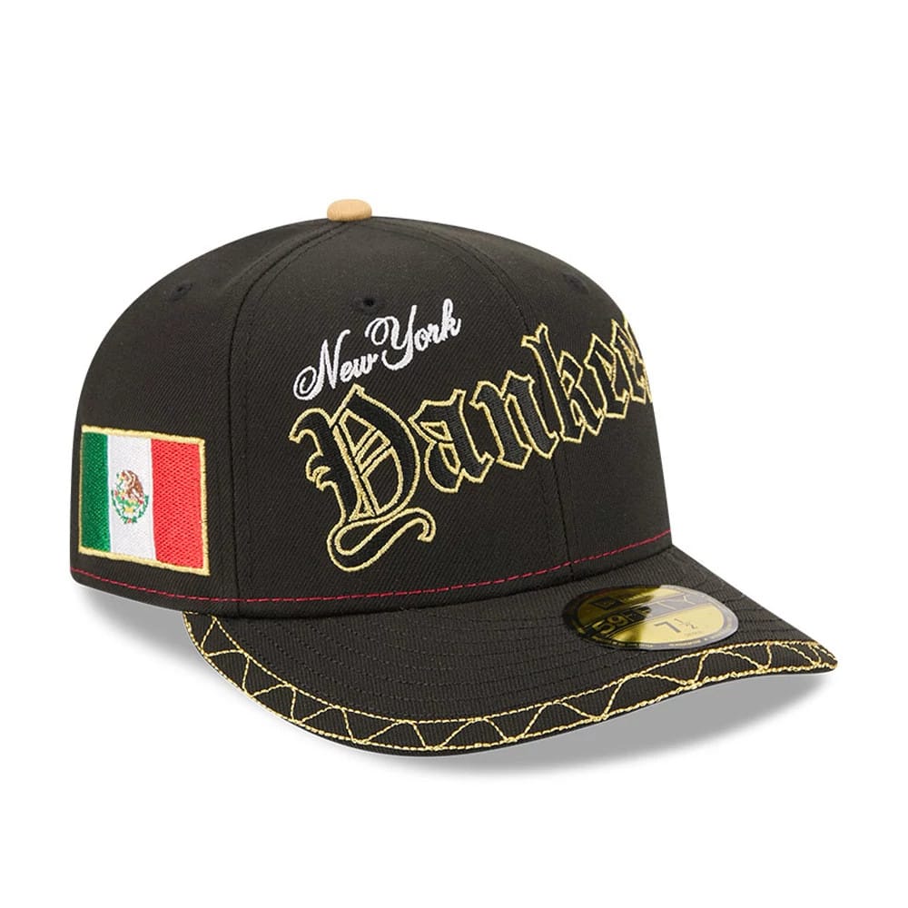 New York Yankees MLB Cinco De Mayo Black 59FIFTY Fitted Cap-zelvios