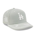 LA Dodgers MLB Fathers Day Pastel Green 59FIFTY Fitted Cap-zelvios
