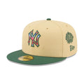 New York Yankees MLB Agave 2Tone Light Beige & Green 59FIFTY Fitted Cap-zelvios