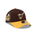 Padres MLB X Anchorman Whammy Dark Brown 9FORTY A-Frame Trucker Adjustable Cap-zelvios