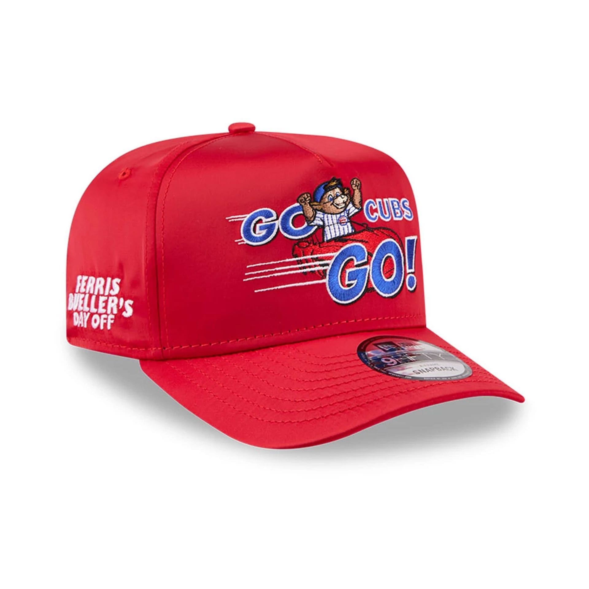 Cubs MLB X Ferris Bueller's Day Off Red 9FIFTY A-Frame Snapback Adjustable Cap-kentox