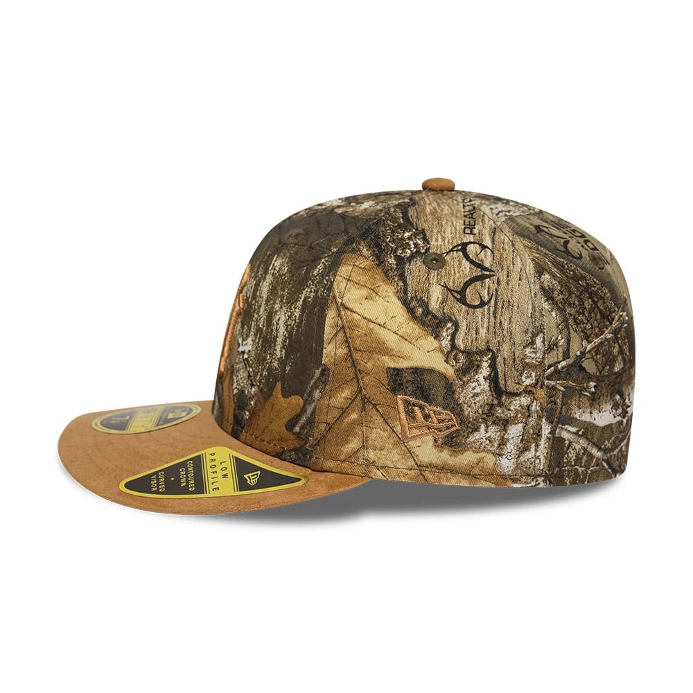 New York Yankees MLB Realtree Assorted Print Low Profile 59FIFTY Fitted Cap-zelvios