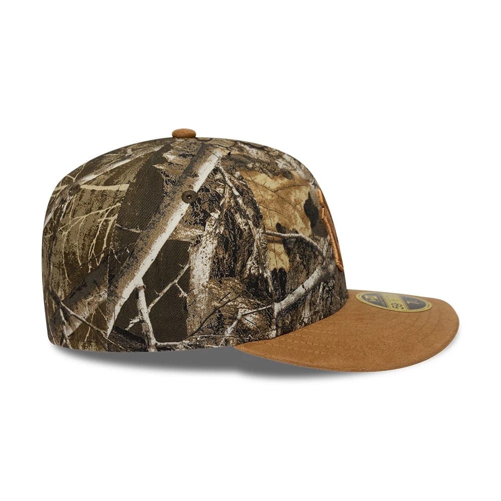 New York Yankees MLB Realtree Assorted Print Low Profile 59FIFTY Fitted Cap-zelvios