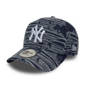New York Yankees MLB Distressed Denim Navy 9FORTY E-Frame Adjustable Cap-zelvios