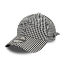 New Era Gingham Bowback Black 9TWENTY Adjustable Cap-zelvios