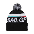 Sail GP Sport Black Cuff Knit Beanie-zelvios