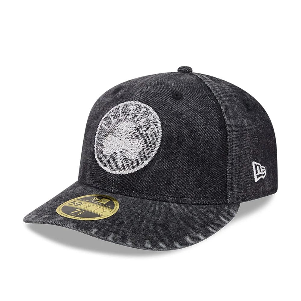 Boston Celtics NBA 59FIFTY Day Black Low Profile 59FIFTY Fitted Cap-zelvios