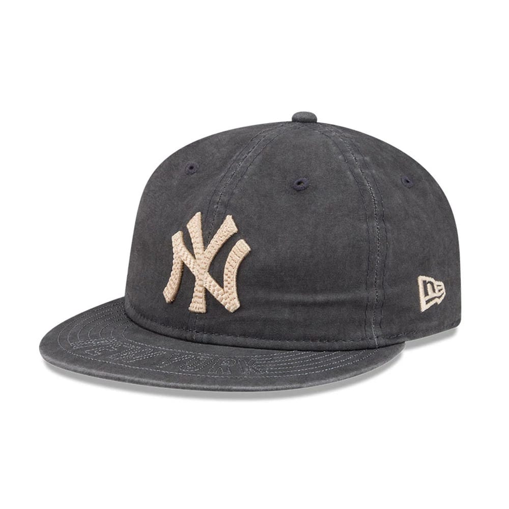 New York Yankees MLB 59FIFTY Day Black Retro Crown 59FIFTY Fitted Cap-zelvios
