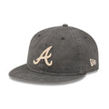 Atlanta Braves MLB 59FIFTY Day Black Retro Crown 59FIFTY Fitted Cap-zelvios