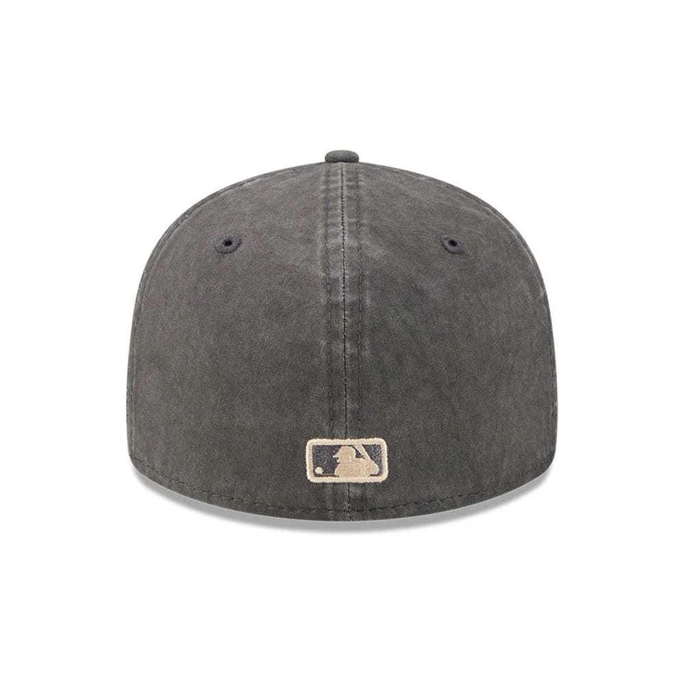 Atlanta Braves MLB 59FIFTY Day Black Retro Crown 59FIFTY Fitted Cap-zelvios