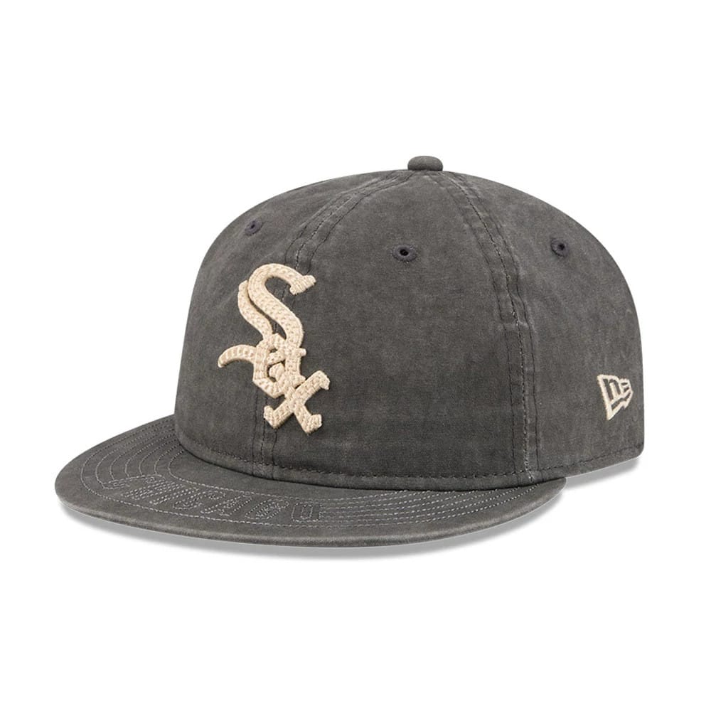 Chicago White Sox MLB 59FIFTY Day Black Retro Crown 59FIFTY Fitted Cap-zelvios