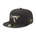 Chicago White Sox MLB 59FIFTY Day Black Split Panel 59FIFTY Fitted Cap-zelvios