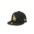 LA Dodgers MLB 59FIFTY Day Black Mini 59FIFTY Fitted Cap-zelvios