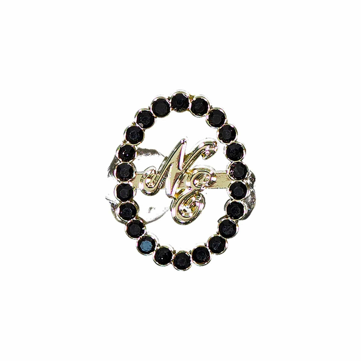 New Era 59FIFTY Day Diamond Catch Closure Black Pin Badge-zelvios