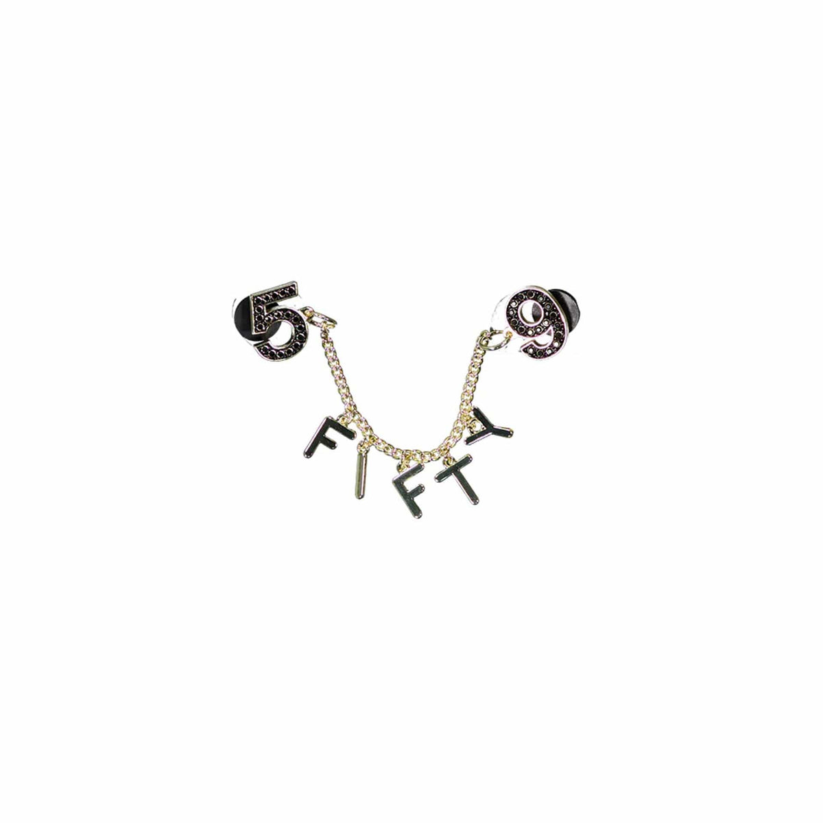 New Era 59FIFTY Day Chain Black Pin Badge-zelvios