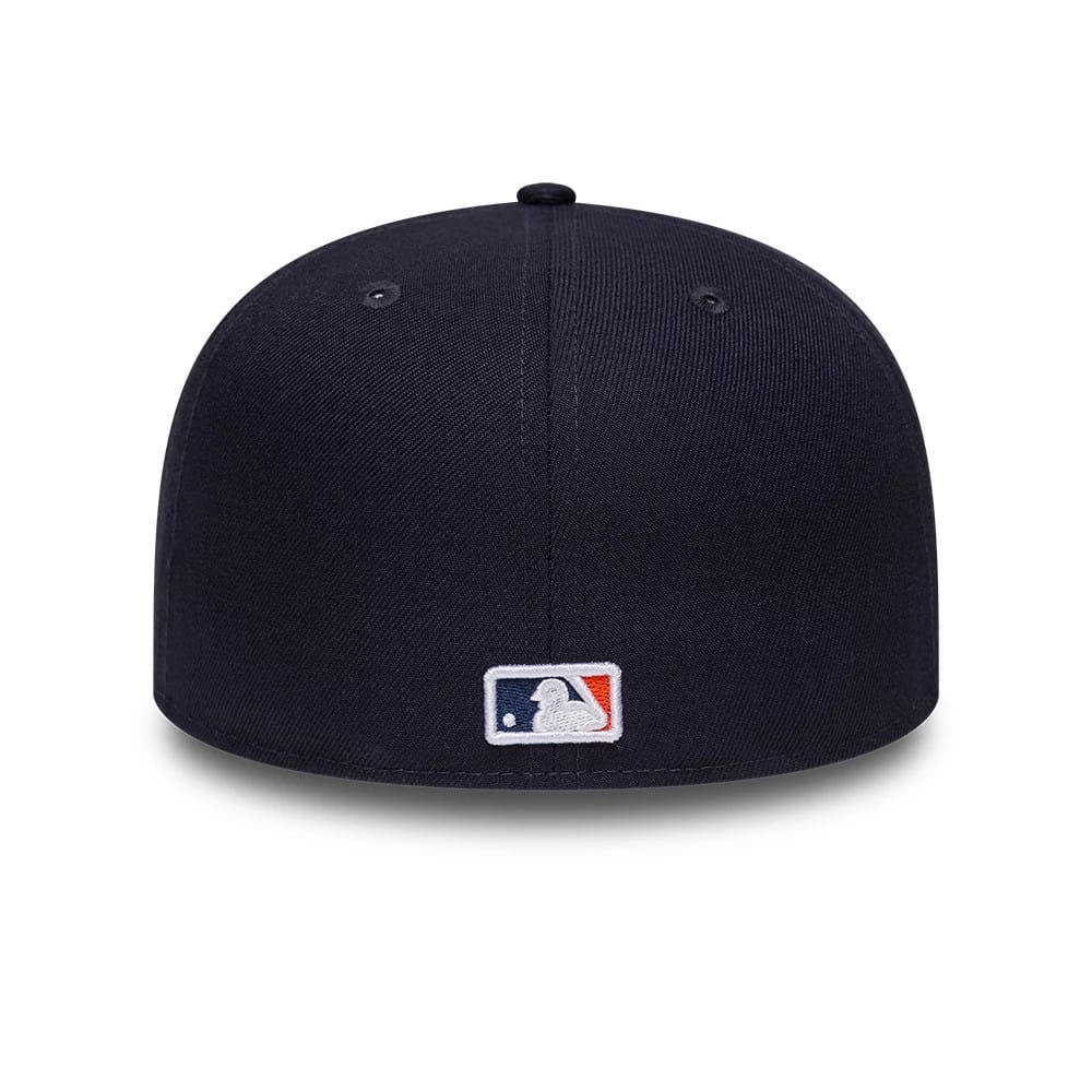 Detroit Tigers MLB Emblem Navy 59FIFTY Fitted Cap-kentox