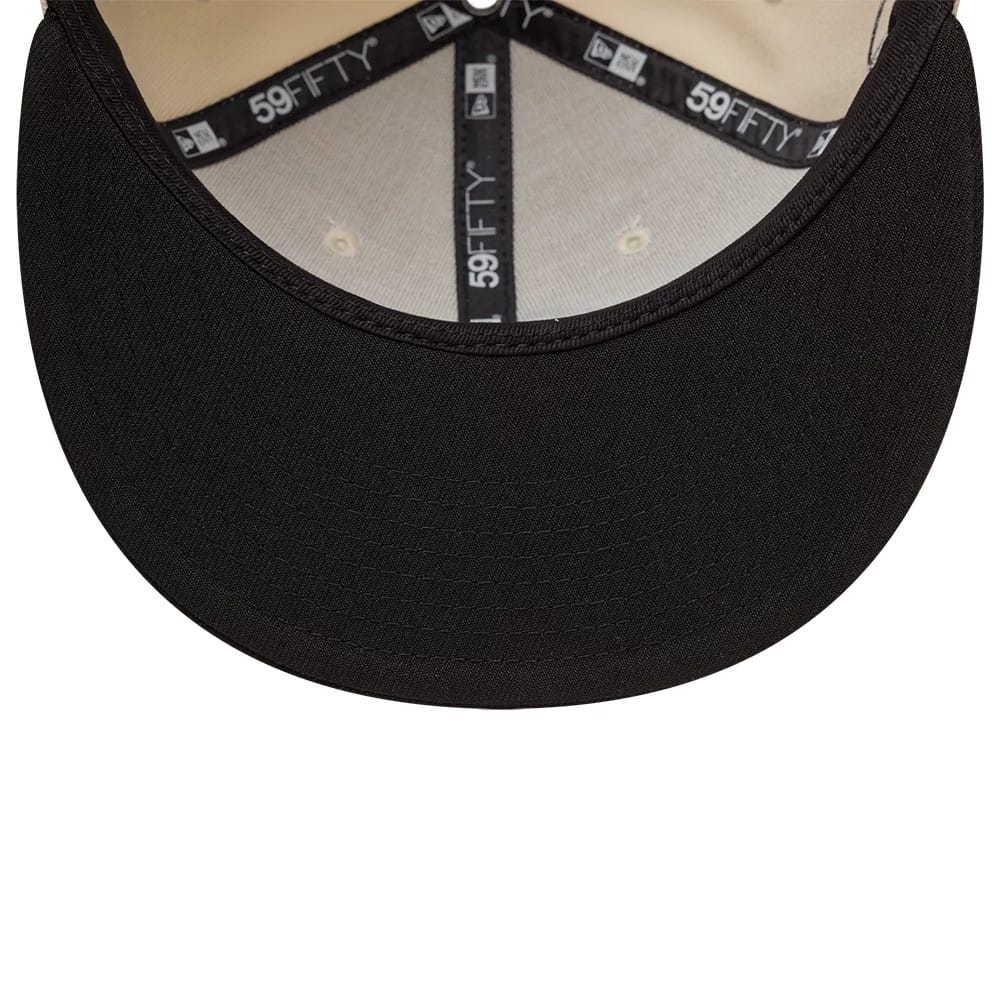 Chicago White Sox MLB Side Script Cream & Black 59FIFTY Fitted Cap-kentox