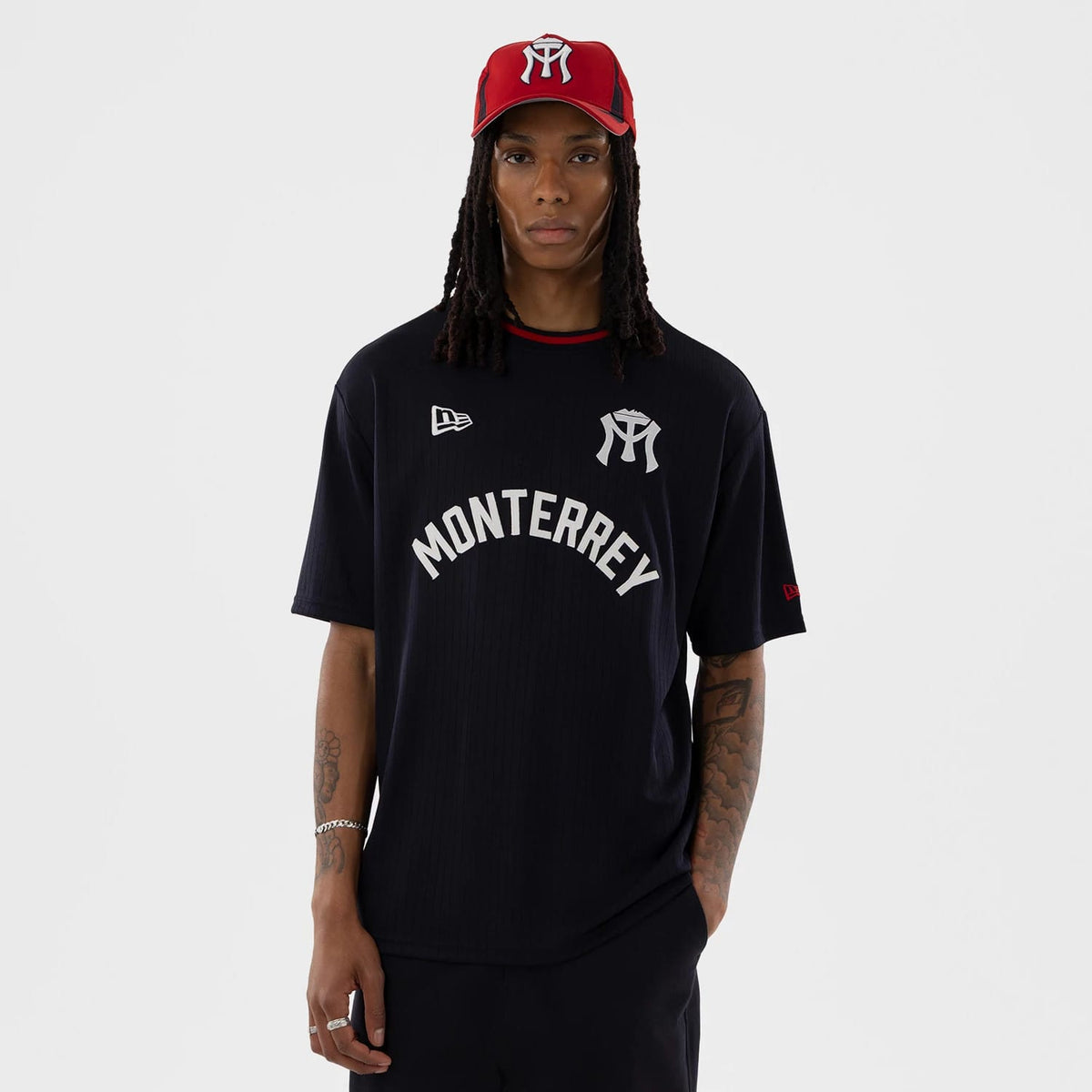 Sultanes De Monterrey LMB Navy Oversized T-Shirt-zelvios