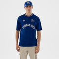 Kansas City Royals MLB Blue Oversized T-Shirt-zelvios